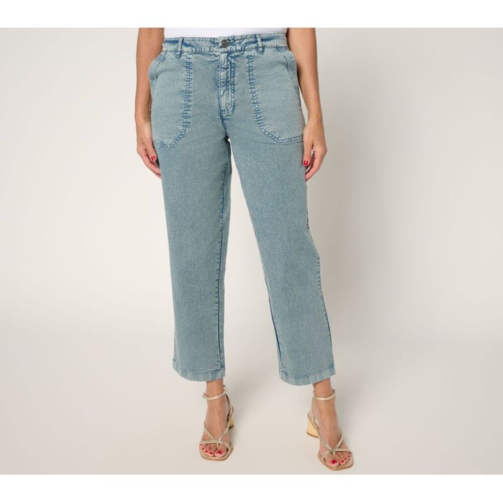 SUNNYLiFE Women's Petite Pants 8P St Wash Ankle Blue A695692